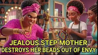 Wicked Stepmother Destroys Her Beads; Lives To Regret It 😱| Amazing African Folktales