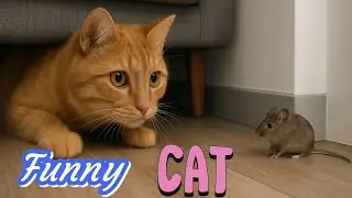 Cat home | Cat catching rat | Mouse and cat video | Video for kids