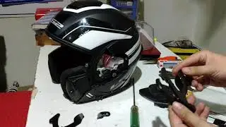 Cara Ganti How To Change Replace Visor & Rachet / Support Visor Helm LS2 Valliant FF399