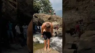 Exhib Naked public penis bulge sport man beautiful healthy nature wonderful gay mountain sun happy x
