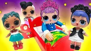 Don't Wake LOL Doll Sugar Queen Birthday Party Game w/ Curious QT, MC Swag & Court Champ!