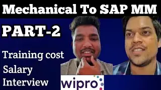 Mechanical Engineer Fresher got selected in wipro for SAP MM role