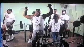Reggie White impersonating Randy Savage