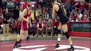 Big Ten Rewind: 2014 Wrestling - 197 LBs - Iowa's Nathan Burak vs. Nebraska's Caleb Kolb