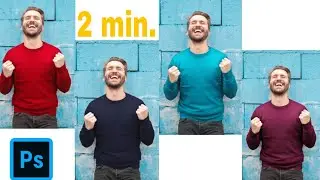 How to change t-shirt any color change in photoshop (2min.)