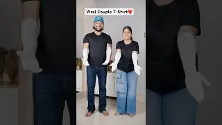 Trying Viral Couple ￼T-Shirt #shorts #viralshorts