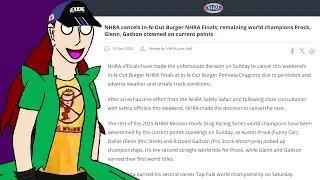 The NHRA may or may not have f'd up...