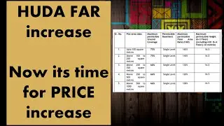 FAR increase = Price increase in HUDA plots | Ground coverage increase announced