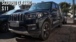 Mahindra Scorpio Classic S11 Black Color |  Somendra Auto
