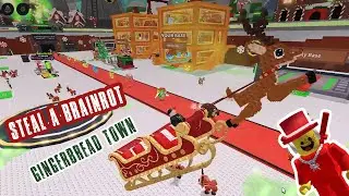 Gingerbread Town Event | Festive Lucky Blocks | Steal A Brainrot | Roblox Game