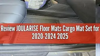 Review JOULARISE Floor Mats Cargo Mat Set for 2020-2024 2025 Hyundai Palisade 7/8 Seat, All Weather
