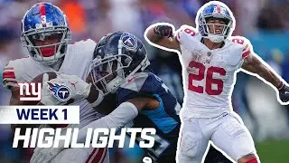 TOP Highlights: Week 1 WIN Giants vs. Titans | New York Giants