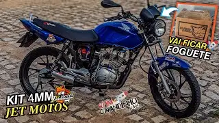 🦊 VOU MONTAR UM KIT 4MM DO JET MOTOS NA CG150 CARBURADA! (Vai ficar foguete!😱🚀)