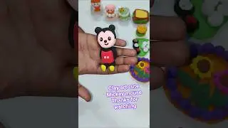 clay se Mickey mouse kaise banaen #diy #creativeclayideas #creativeclayideas #clayart#shorts #shorts
