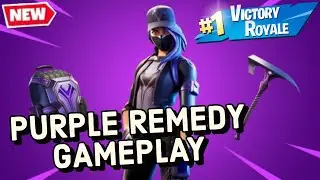 Purple Remedy Skin Gameplay In Fortnite