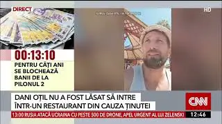 Dani Oţil nu a fost lăsat să intre într-un restaurant din cauza ţinutei