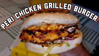 Mr T's Peri Chicken Grilled Burger Food Review