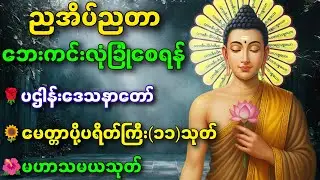 ☘️🌍ကံပွင့် လာဘ်ပွင့် စီးပွားတက် ဘေးရန်ကင်းကွာ ၊ မဟာပဋ္ဌာန်းဒေသနာတော် ၊ မေတ္တာပို့  တရားတော်များ🙏🙏🙏