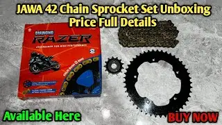 Jawa 42 Chain Sprocket Set Unboxing Price Full Details Buy Online | Jawa 42 Spare Parts Online
