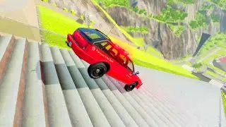 BeamNG Drive - Cars vs Stairs #12 # Stairs || Crash BeamNg Car