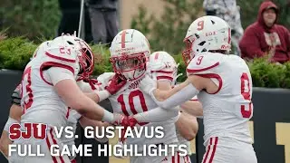 2025 SJU Football: vs. Gustavus (Full Game Highlight)