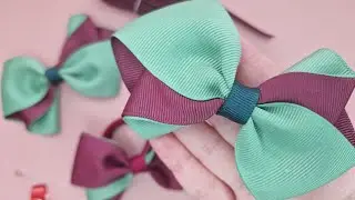 Check How I Make My Hair Bows for the Shop 💌 Quick & Easy Ribbon Bow Tutorial