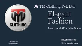 TM Clothing | Women&rsquo;s Fashion Brand Presentation | Our Vision, Products & Future Plan
