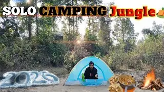 SOLO CAMPING IN JUNGLE 🥰| GENDER PLACE IN CAMPING🏕️|CAMPING IN INDIA| @ManojDey @ChatraVlogs @Vlog 