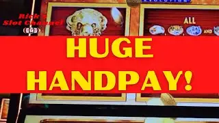 HUGE HANDPAY JACKPOT | Buffalo Gold Revolution | All 15 Heads Collected | Rick's Slot Channel
