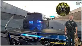 SRT Durango CRASHES running from Clayton County 