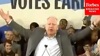 JUST IN: Gov. Tim Walz Delivers Remarks At Campaign Event In Durham, NC