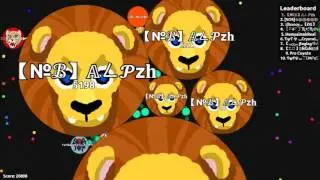 Agar.io //Easy RunSplit-SplitRun ~ALPZH~Party Mode #NOB GAMEPLAY