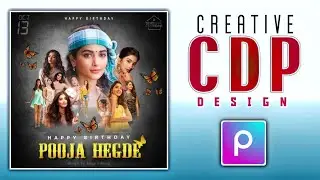 Picsart Birthday Poster Design | cdp editing in picsart | mobile CDP making tutorial | birthday edit