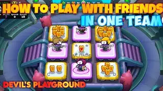 How to Play With Friends In one Team? 🔥 | Devil's Playground | Silly Royale | AK Gaming