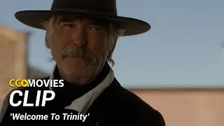 The Unholy Trinity (2025) 'Welcome To Trinity' Clip | Pierce Brosnan & Samuel L. Jackson