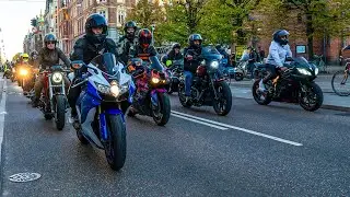 موكب نهاية موسم الدراجات النارية كوبنهاجن 🇩🇰 | Lukning af Bakken 2025 – Copenhagen Motorcycle Parade