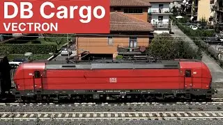 Vectron DB Cargo con treni merci