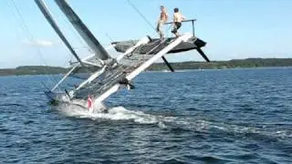 Extreme Catamaran Sailing (Stars & Stripes) Just another day...
