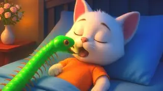 A Giant snake 🐛 Crawls Into The kitten's Mouth ~ The Shocking transformation🤯😱 