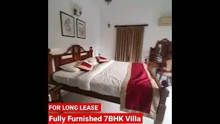 7BHK LUXURY FULLY FURNISHED VILLA FOR LEASE IN GOA WITH PRIVATE SWIMMING POOL AND BIG PRIVATE GARDEN