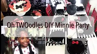 Oh Twoodles | DIY Minnie Mouse Birthday Party Decor