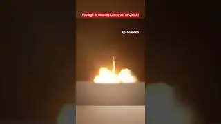 Missile Footage: Iran Strikes  Al-Udeid Air Base in Qatar!