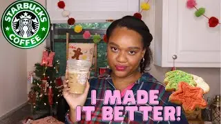 Easy Starbucks Iced Sugar Cookie Almond Milk Latte!