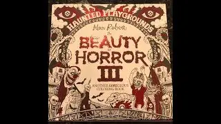 Beauty of Horror 3 Coloring Book Flip Through!