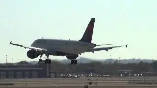 Delta Airlines Airbus A319-114 Landing 12R | N369NB | Minneapolis International