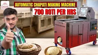 Automatic chapati making machine for hotel. 700 roti/hrs #youtubeshorts #shorts #shortsvideo