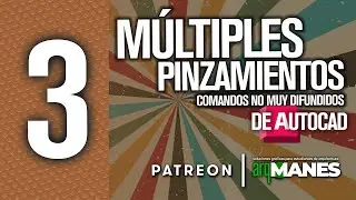 ⚡​ MULTIPLES PINZAMIENTOS | #3 Comandos no muy difundidos de AutoCAD
