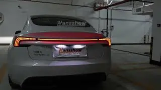 Tesla Model 3 Highland НОВЫЕ светодиодные задние фонари во всю ширину фары сквозного профиля от H...