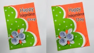 DIY Independence Day Beautiful Tricolor Card Ideas | 15 August Special Card