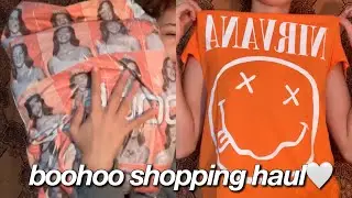 boohoo shopping try-on haul